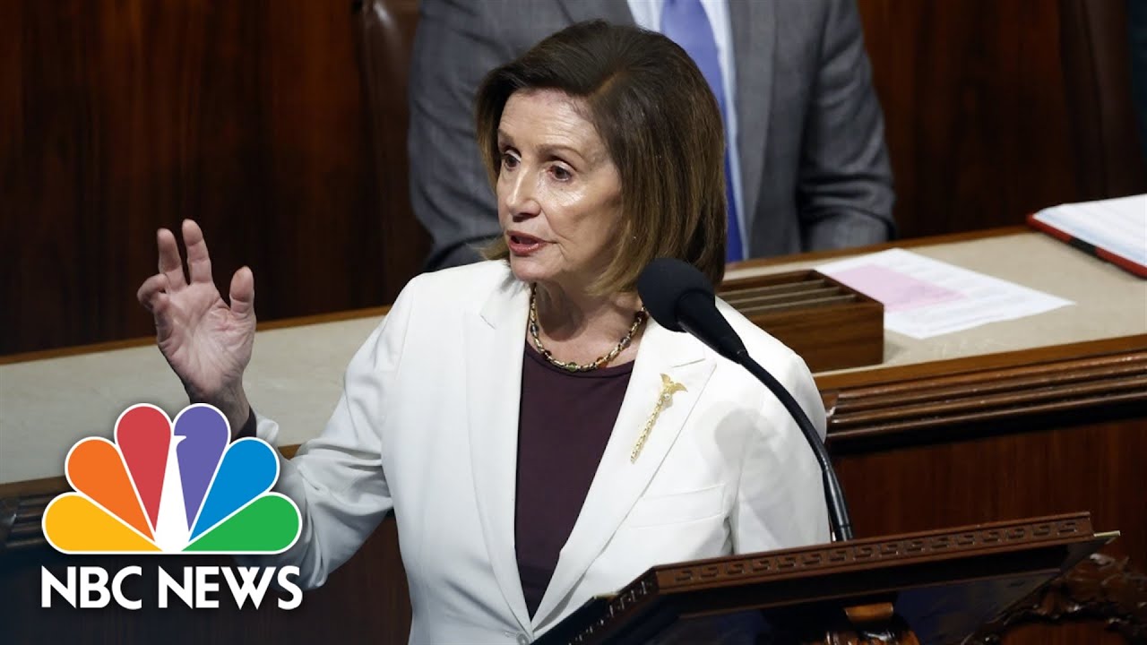 House Speaker Nancy Pelosi Announces She Will Step Down As Democratic Leader