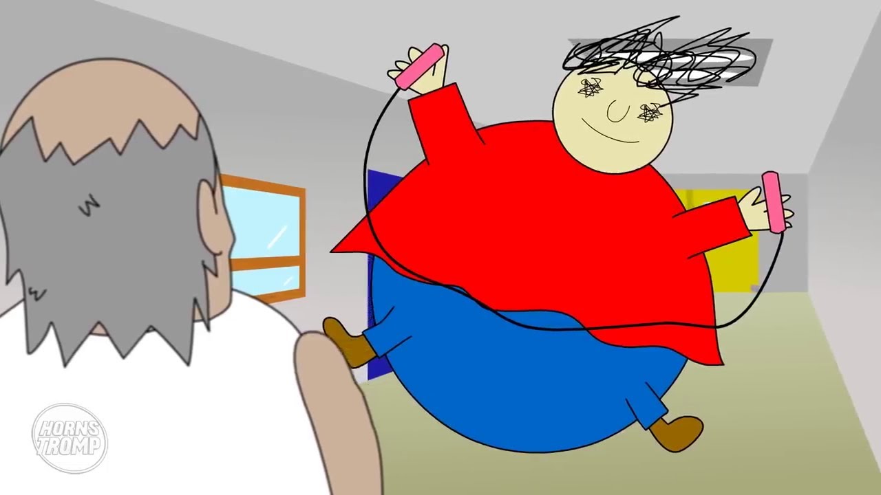FAT BALDI VS GRANNY HORROR GAME - ANIMATION