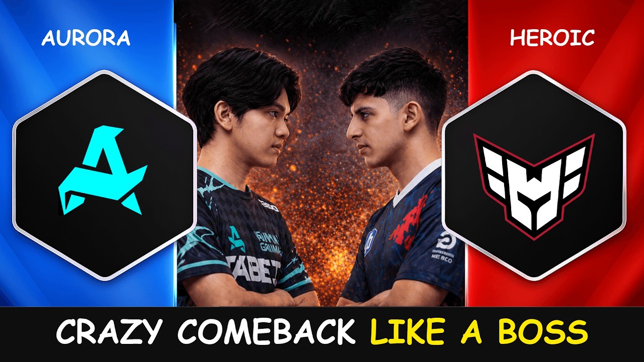 GELO INI MATCH PANAS QUARTERFINAL U BRACKET CRAZY COMEBACK - AURORA VS HEROIC PWS 8 DOTA 2