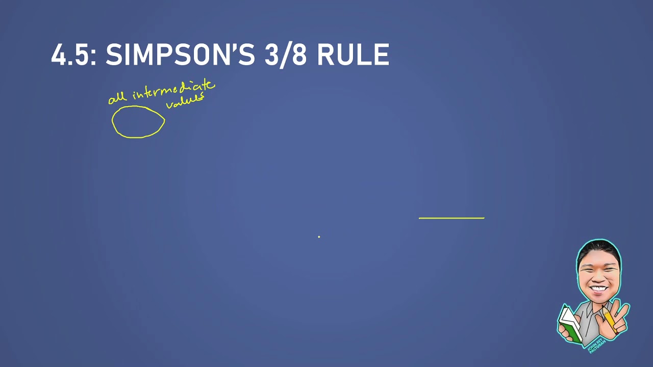 4.5 Simpson's 3/8 Rule