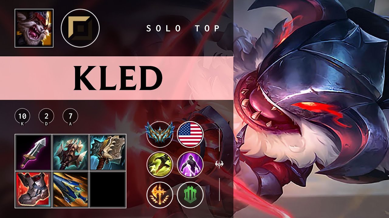 Kled Top vs Vayne - NA Challenger Patch 25.24