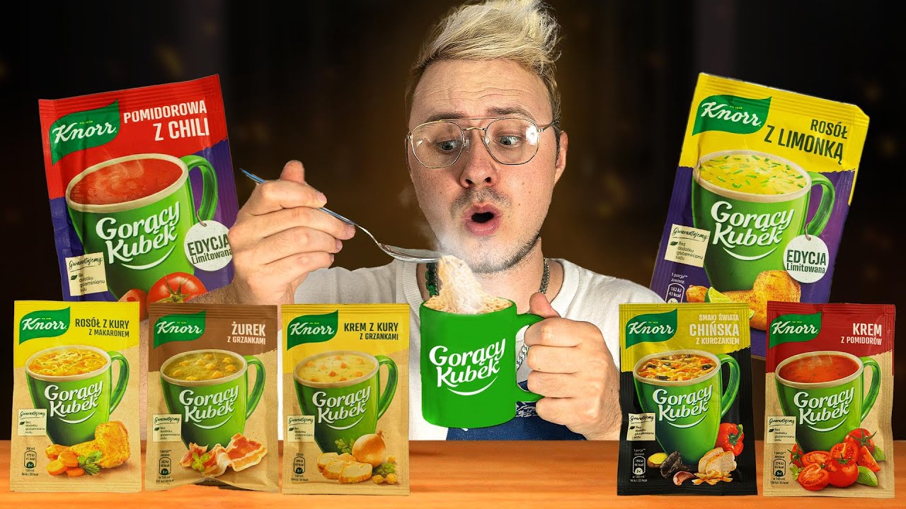 Zjedliśmy WSZYSTKIE SMAKI GORĄCY KUBEK KNORR