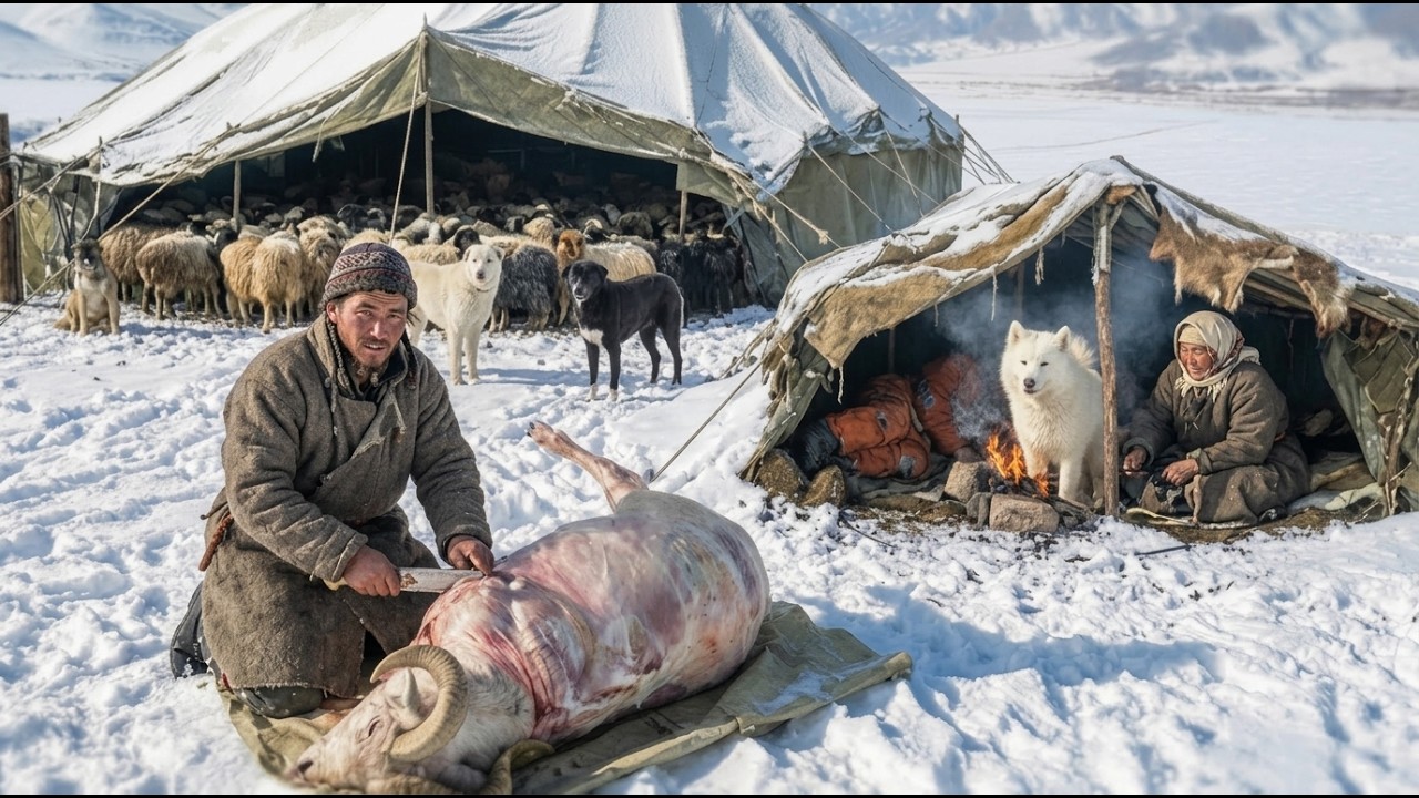 Surviving Shepherd Life in One of the Coldest Nomadic Ranges | Winter Extreme Survival