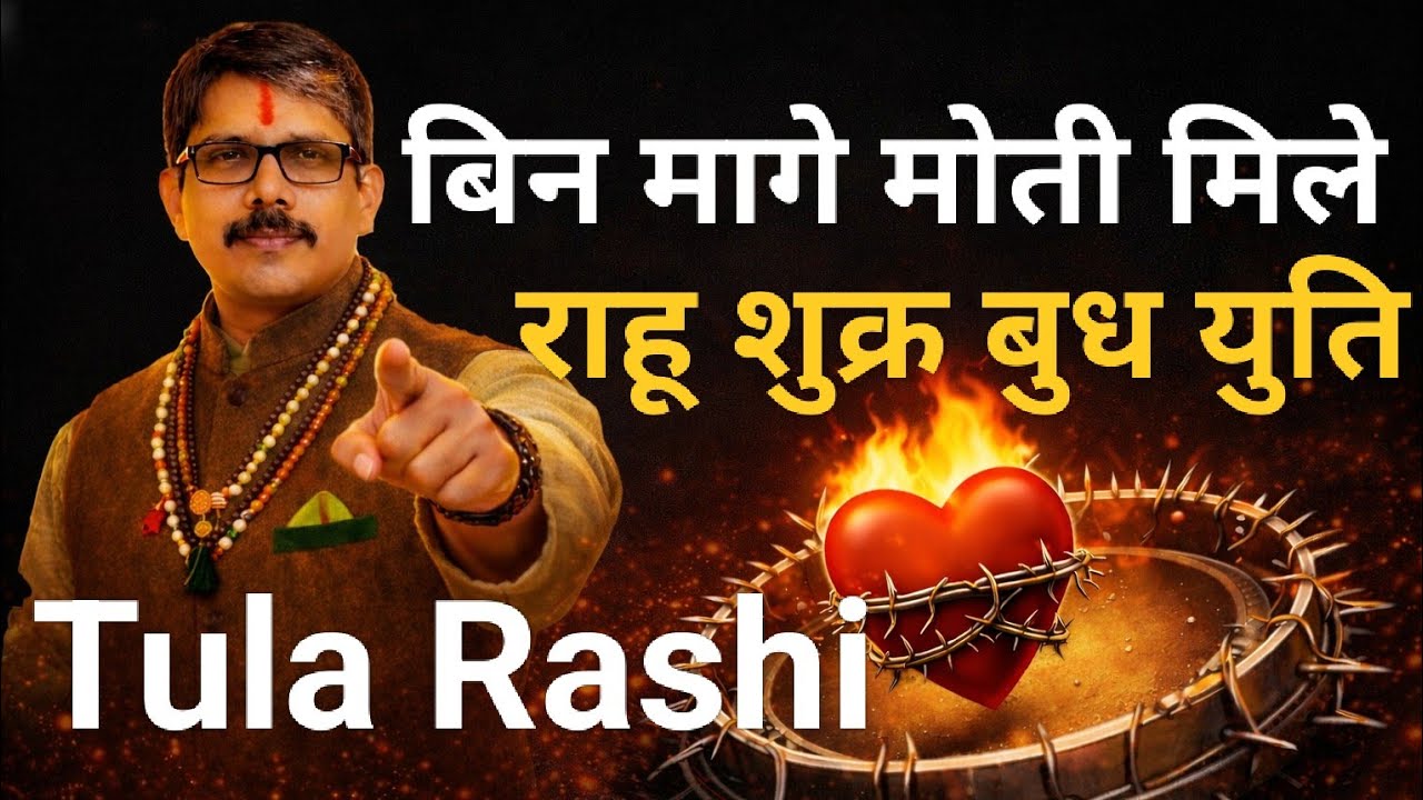 Tula Rashi Libra तुला राशि  विन मागे मोती मिले। राहू शुक्र बुध युति। 