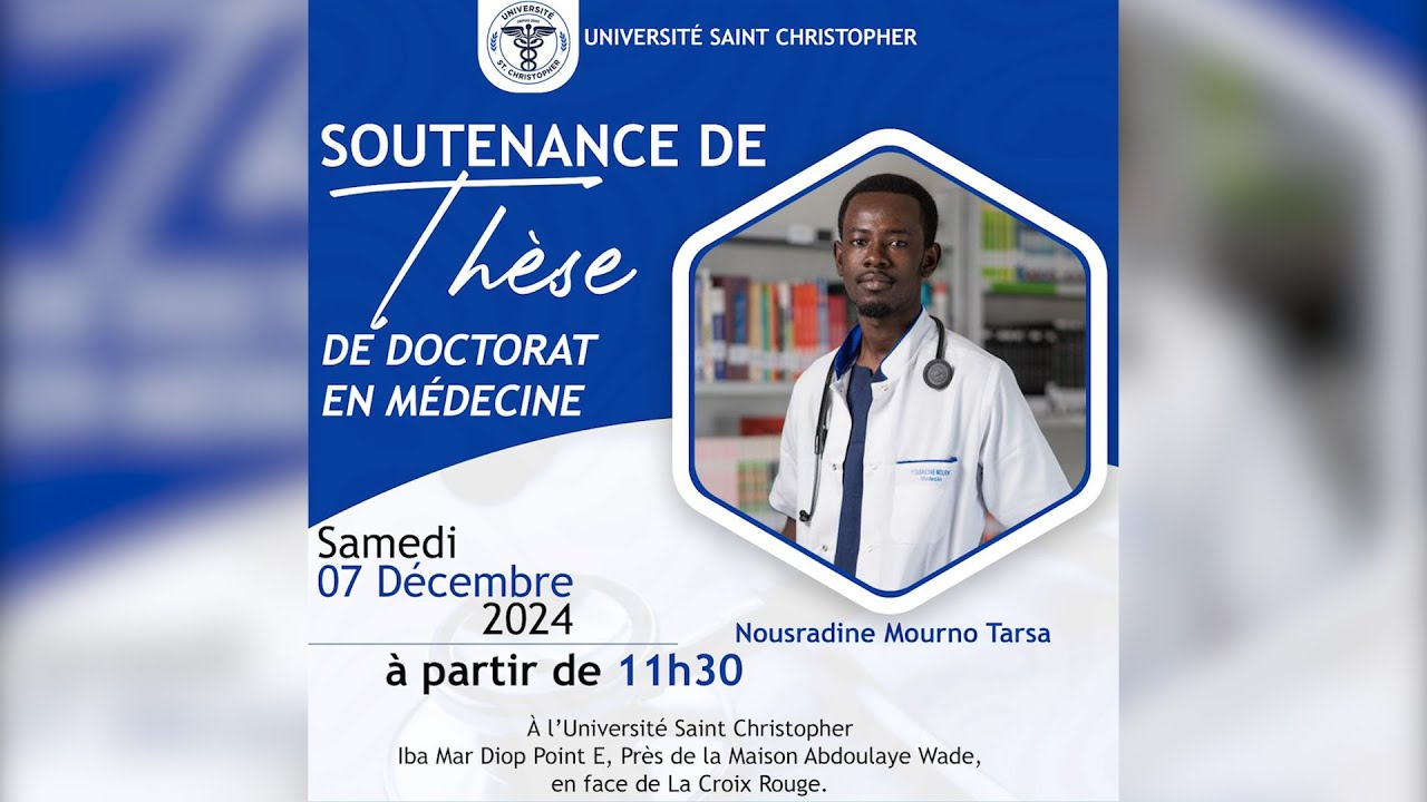 SOUTENANCE DE THESE  :  Nousradine Mourno Tarsa