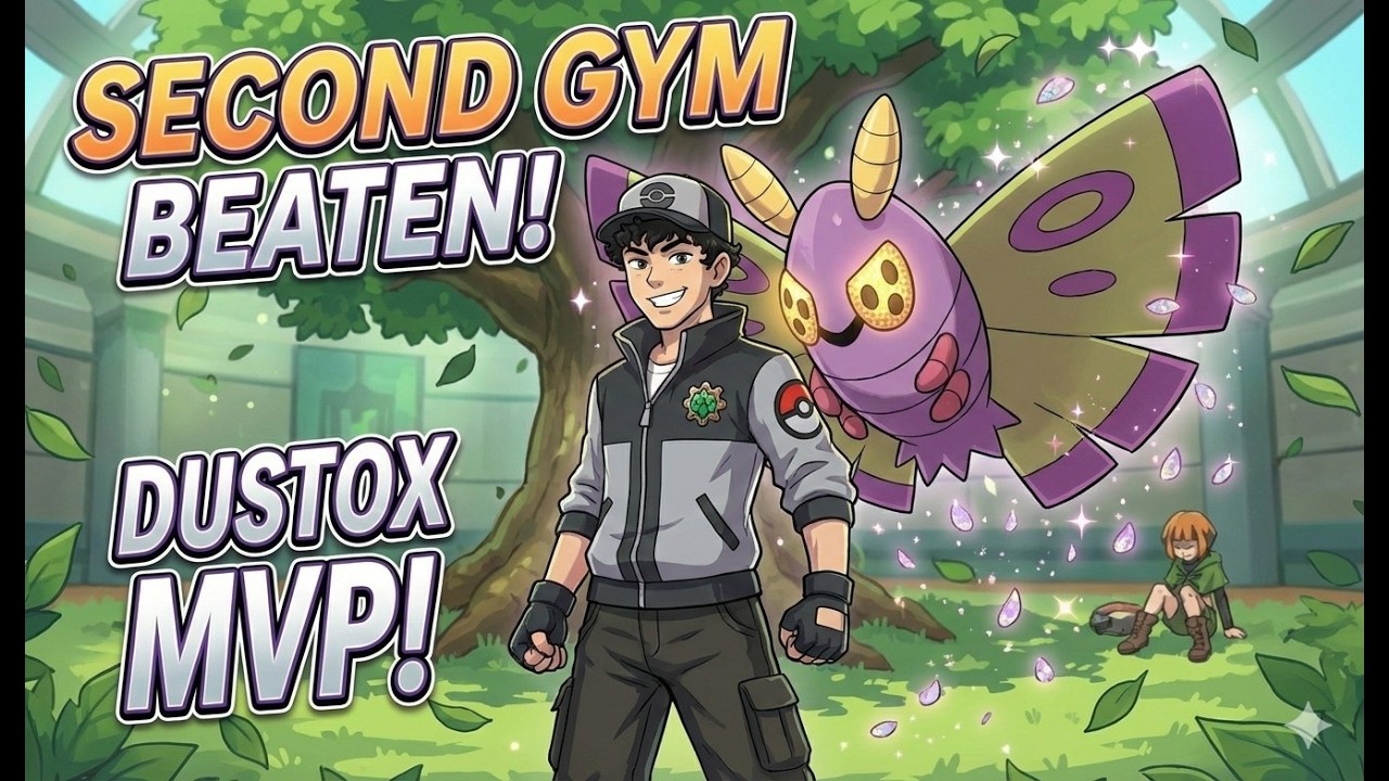 Randey's Playthrough - Pokemon Platinum - SECOND GYM SOLO DUSTOX LMAOO
