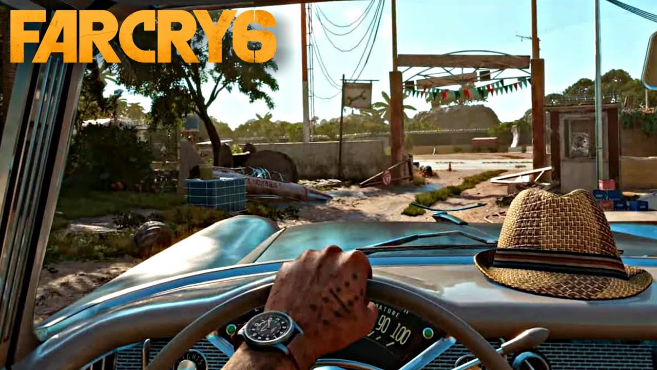 Far Cry 6 - Free Roam Exploration - Driving / Helicopter / Horse Ride / Running - 4k 60fps