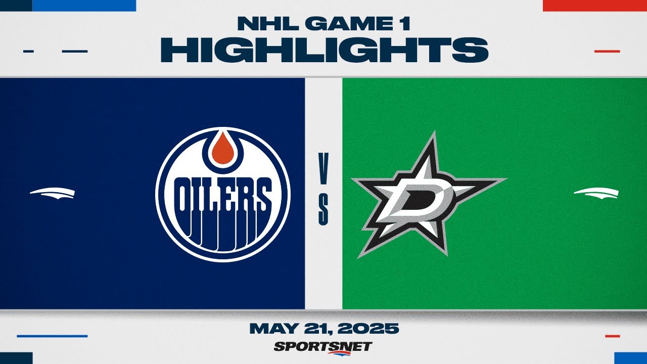 NHL Game 1 Highlights | Oilers vs. Stars - May 21, 2025