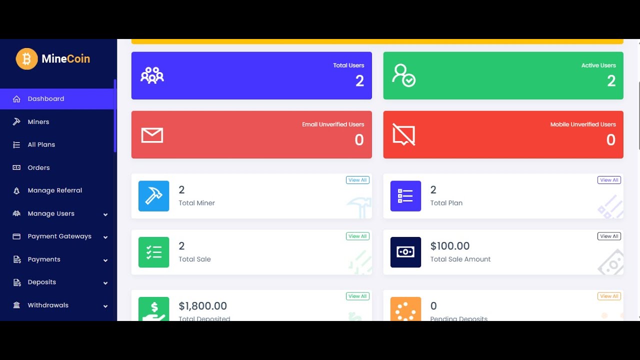 How To Design a Cloud Crypto Mining Investment Website Step by Step (Part 2)