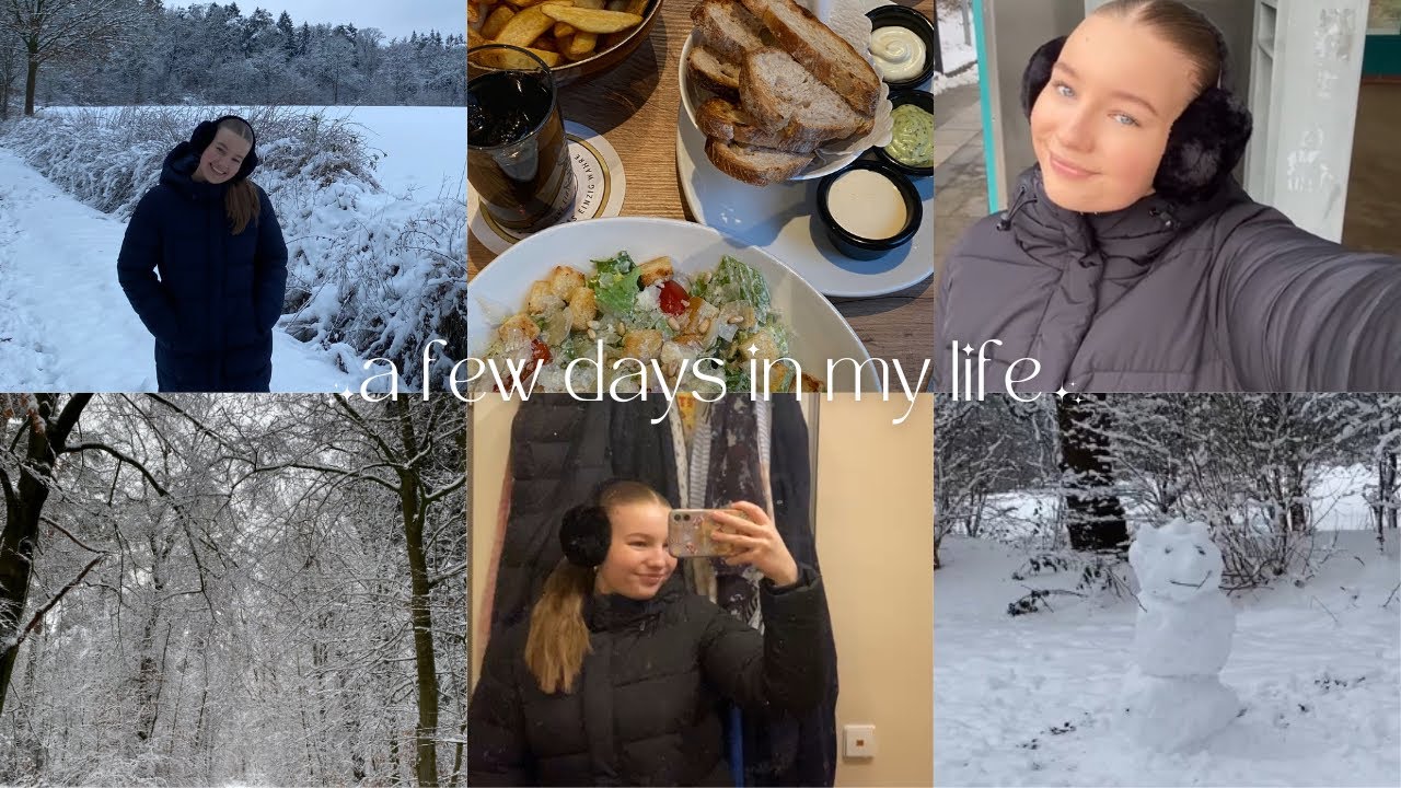 ein ruhiger winter vlog über mehrere tage – schnee, gedanken & kino 🤍