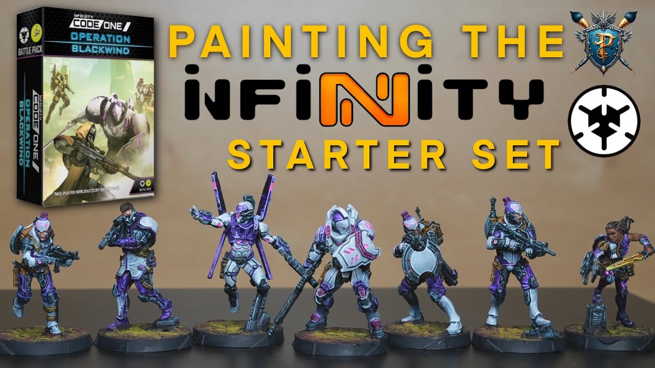 Painting the Aleph Side of Corvus Belli's Infinity Starter Box  | Operation Black Wind
