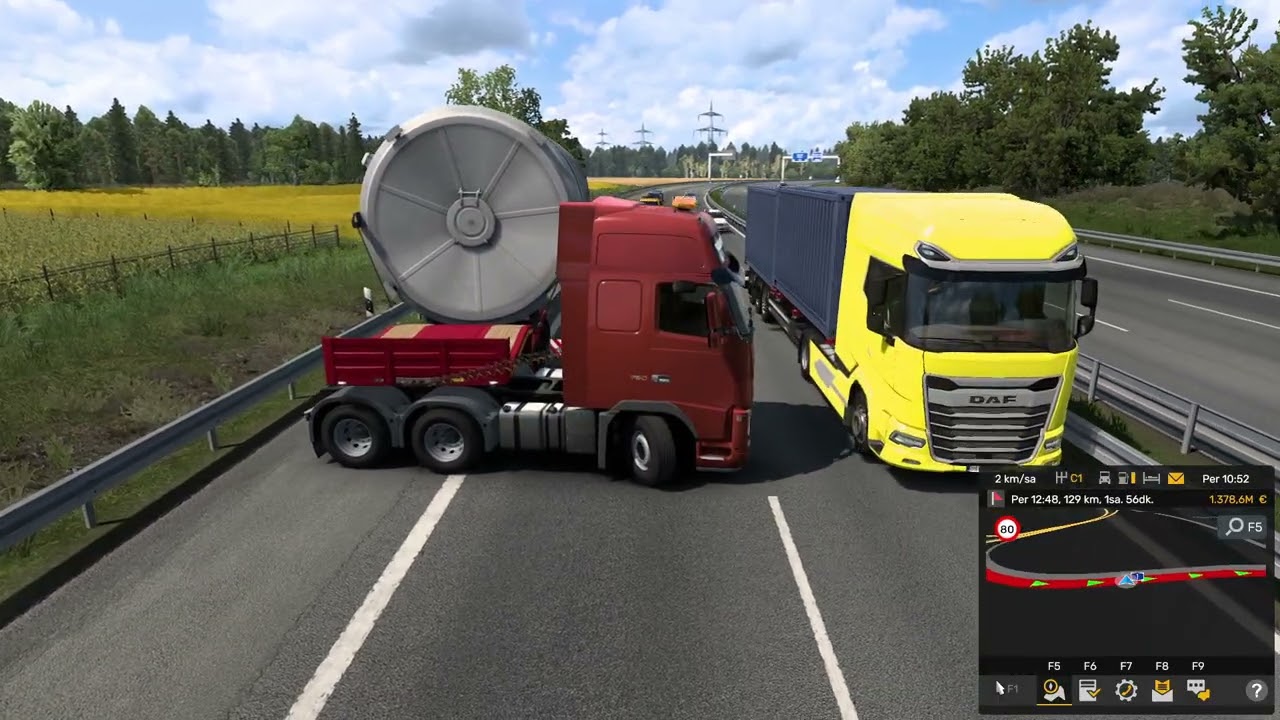 ets2 750p volvoyla oynayış vidyosu #eurotrucksimulator2 