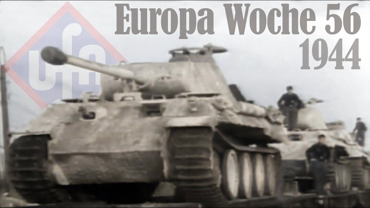 German Newsreel  21.3.44 EUROPA WOCHE 56 - 20th Waffen Grenadier Division of the SS (1st Estonian)