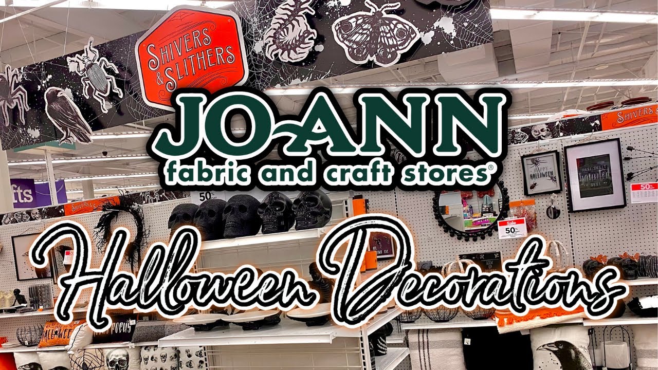 JOANN HALLOWEEN DECOR 2021 | Shop With Me Walkthrough at Jo-Ann Crafts