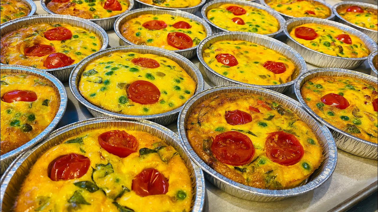 Frittatine colorate estive.ottime in tante occasioni,buff￼et aperitivi antipasti picnic spiaggia