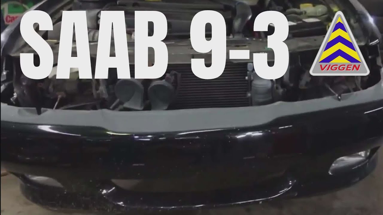 How to Remove Front Headlights & Bumper SAAB 900/9-3 1994-2002/03CONV