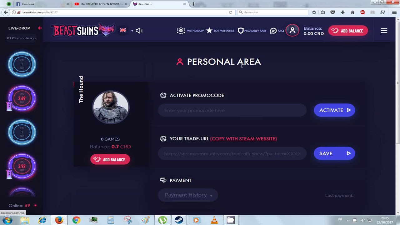beastskins.com ADMIN PROMO CODE 5000 COINS 5$ FREE SKINS beastskins
