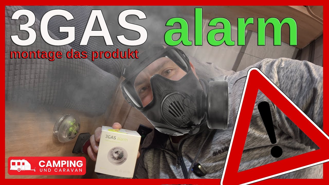 3GAS-Alarm – Installation des Produkts in einem Wohnwagen und Wohnmobil