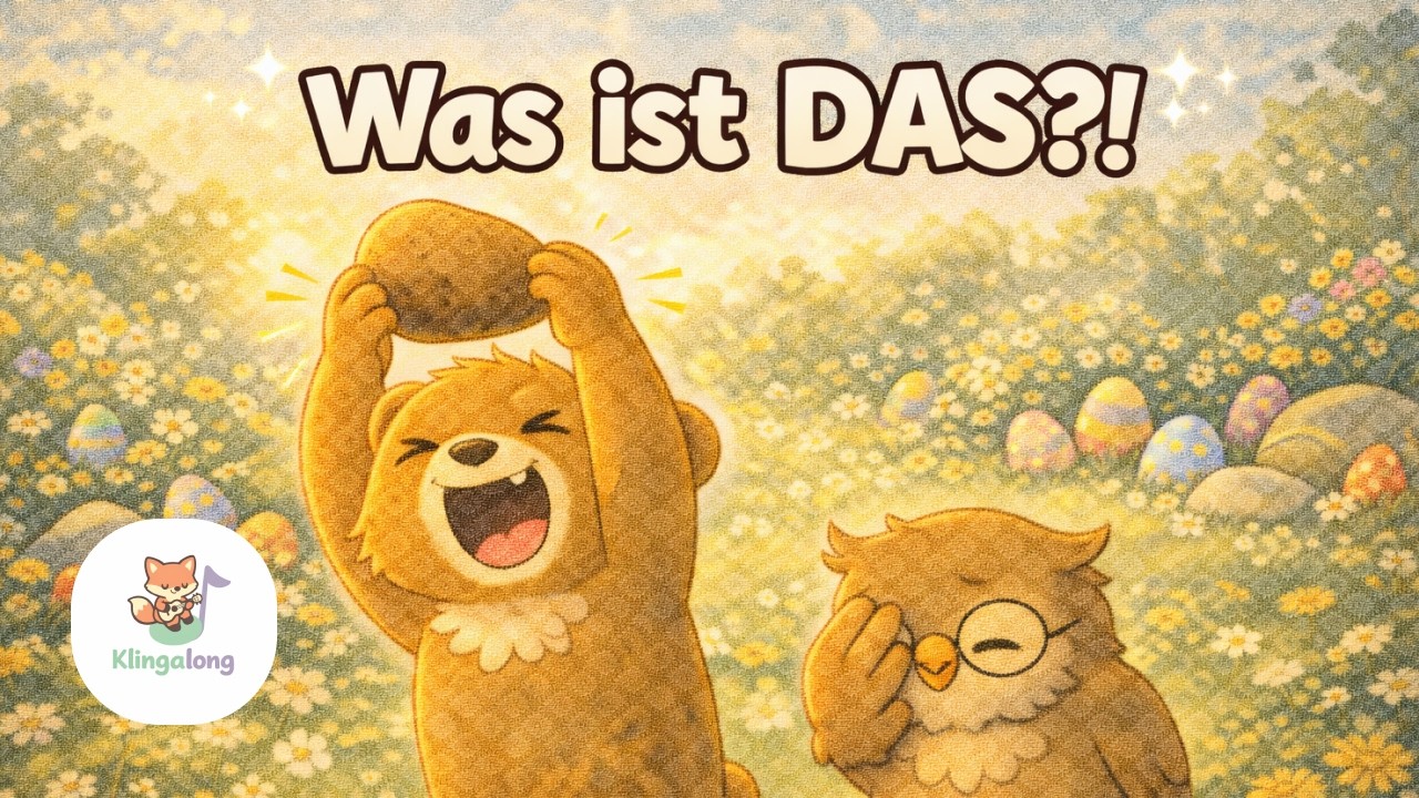 Wo hat sich das Osterei versteckt? 🐣🌷 | Osterlied für Kinder zum Mitsingen | Klingalong