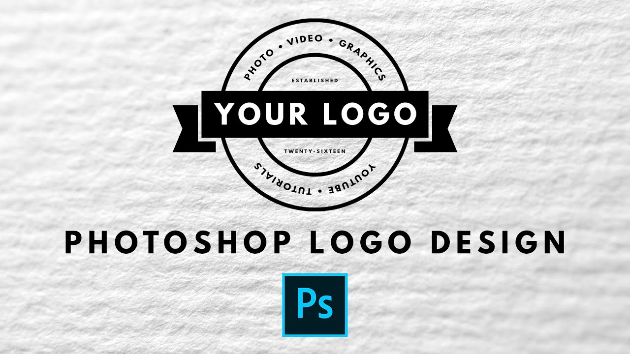10 Easy and FREE Photoshop Logo Design Ideas – How to Design a Logo in Adobe Photoshop for Beginners