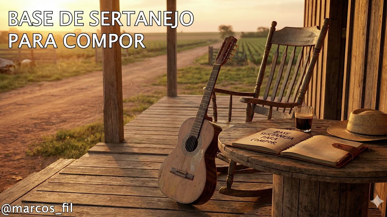 Base de Sertanejo Universitário para Compor! Arranjo SERTANEJO! Estilo Henrique e Juliano