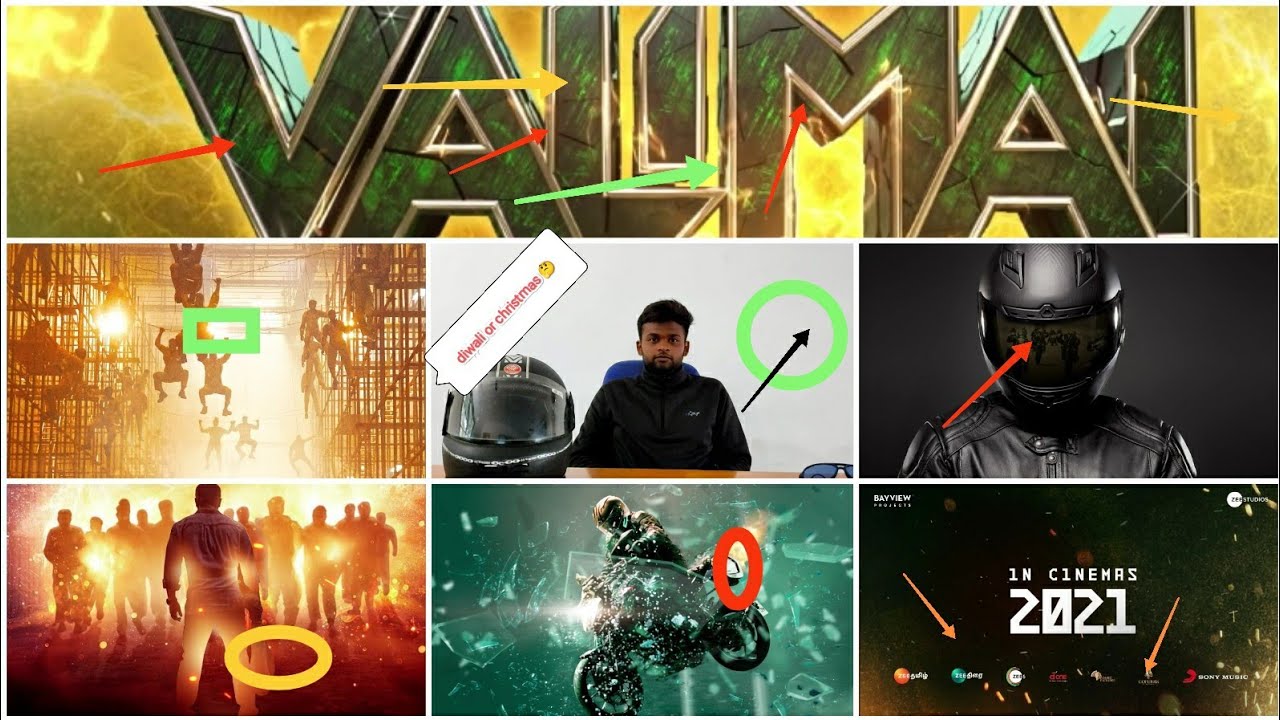 valimai motion poster hidden details and facts by cast talkies