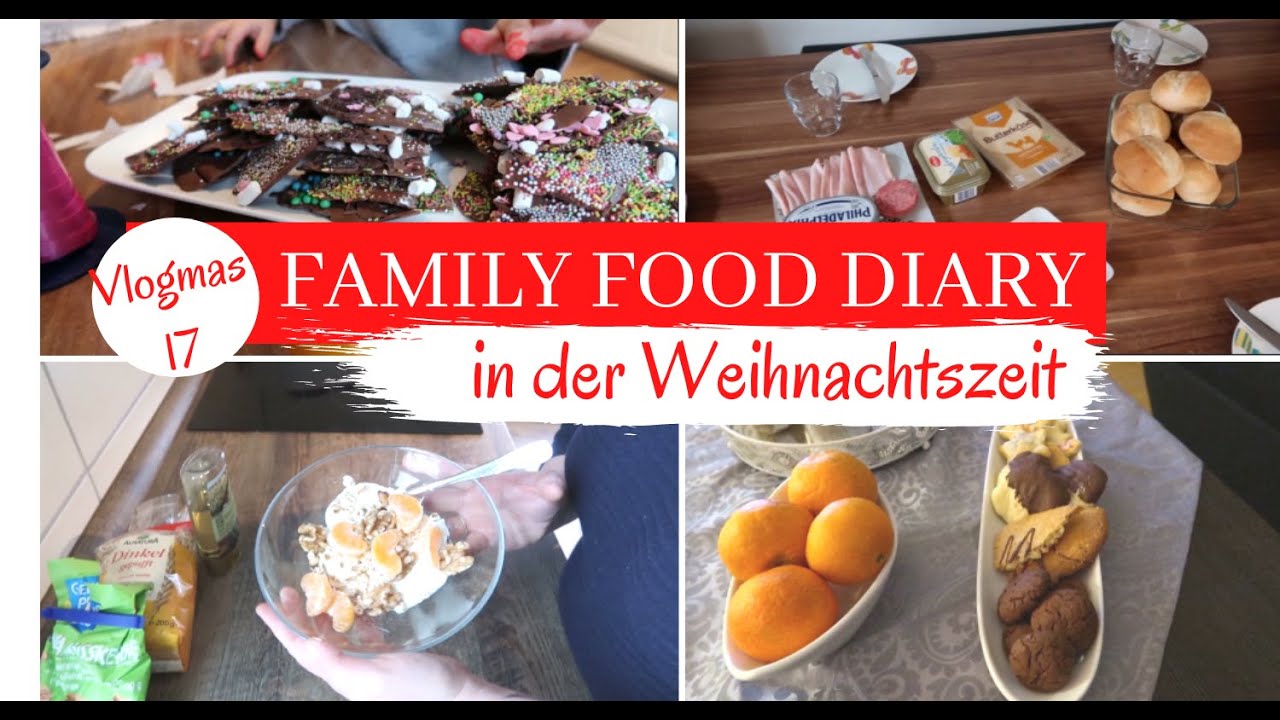REALISTISCHES FAMILIEN FOOD DIARY IN DER WEIHNACHTSZEIT + REZEPT| Fräulein Jasmin