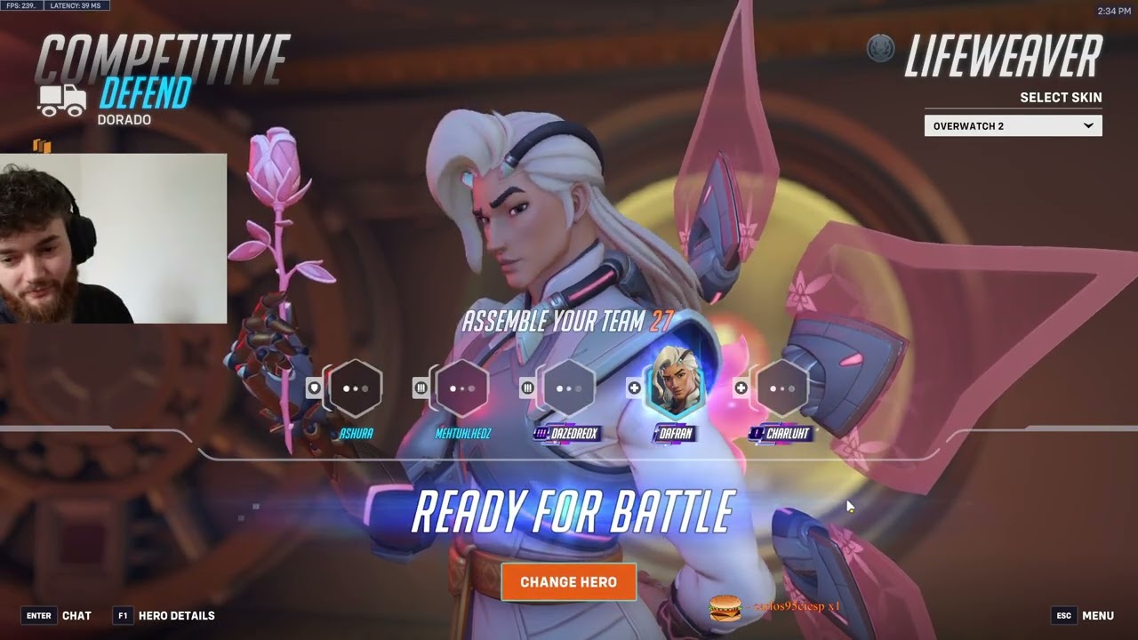 20K HEAL! DAFRAN LIFEWEAVER OVERWATCH 2 GAMEPLAY SEASON 16