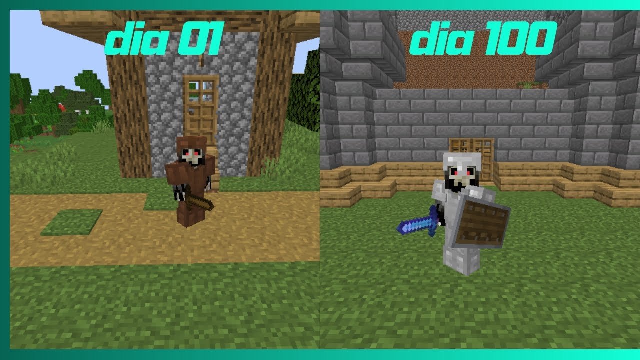 Passei 100 Dias Evoluindo uma Vila (O resultado ficou insano)