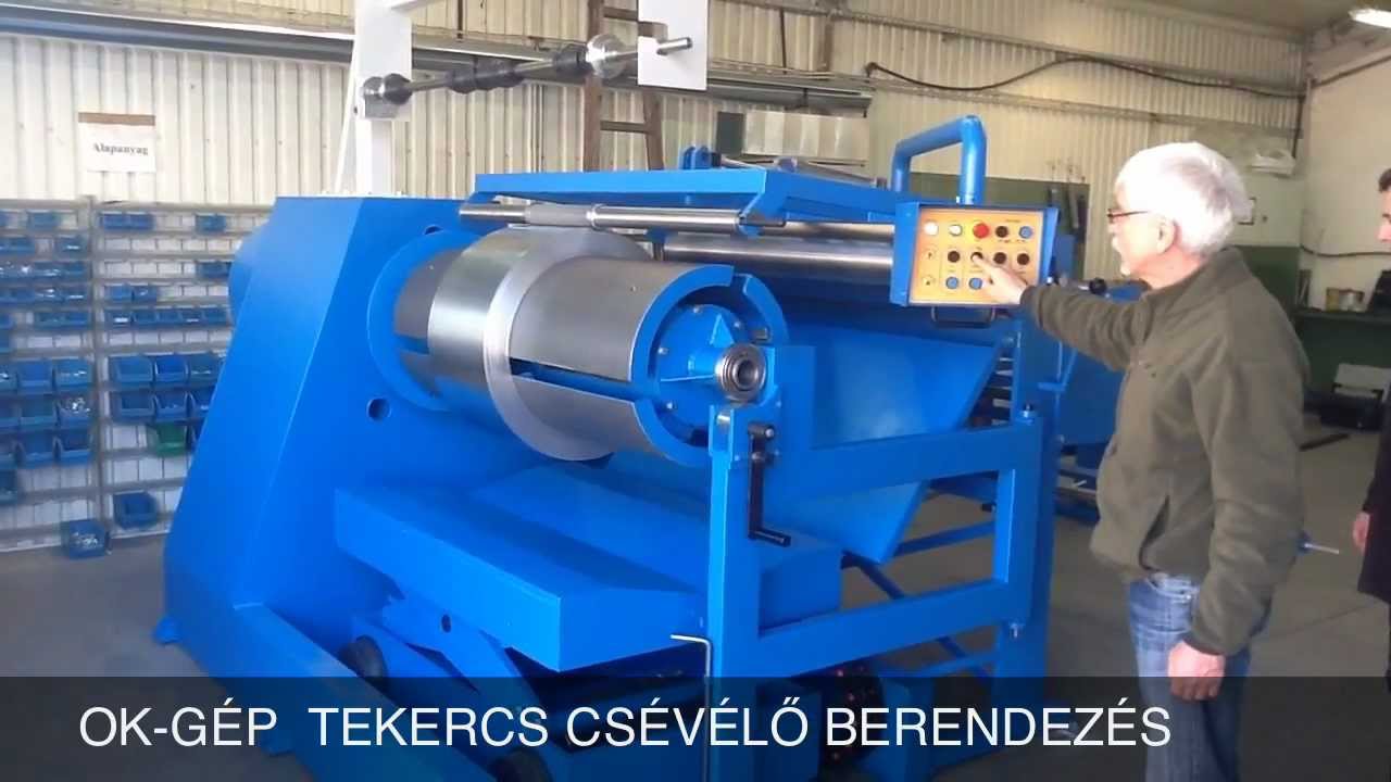 Tekercs &aacute;tcs&eacute;v&eacute;lő/ Recoiler /Recoiling machine/ Rebobinadora