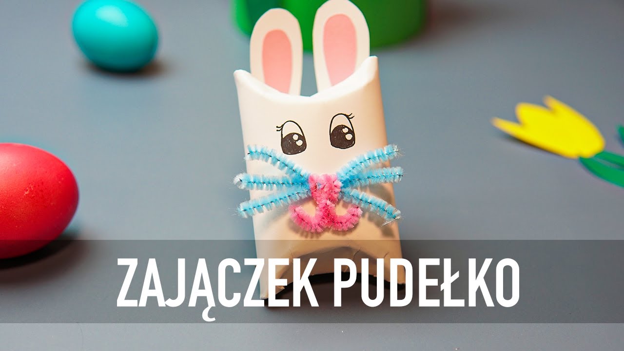 PUDEŁKO ZAJĄCZEK Z ROLKI PO PAPIERZE ;)