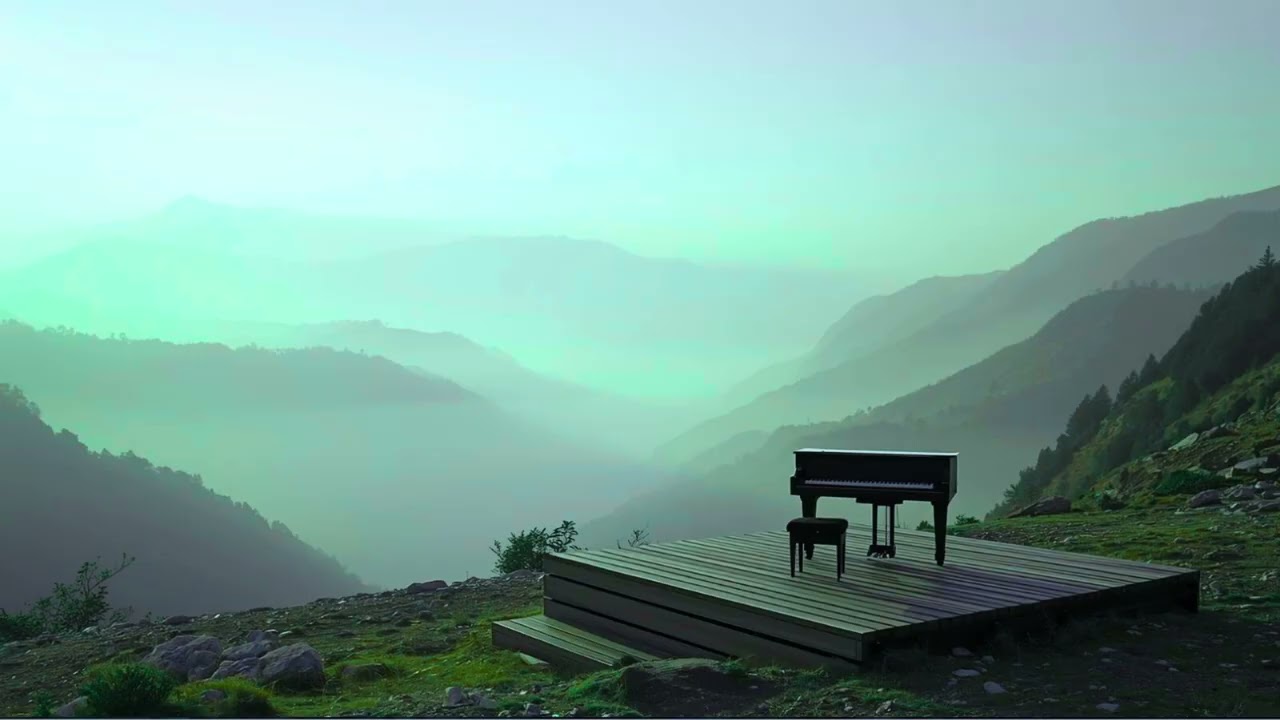 Zen Mountain Piano 🌄 Peaceful Meditation Music for Deep Relaxation & Mindfulness
