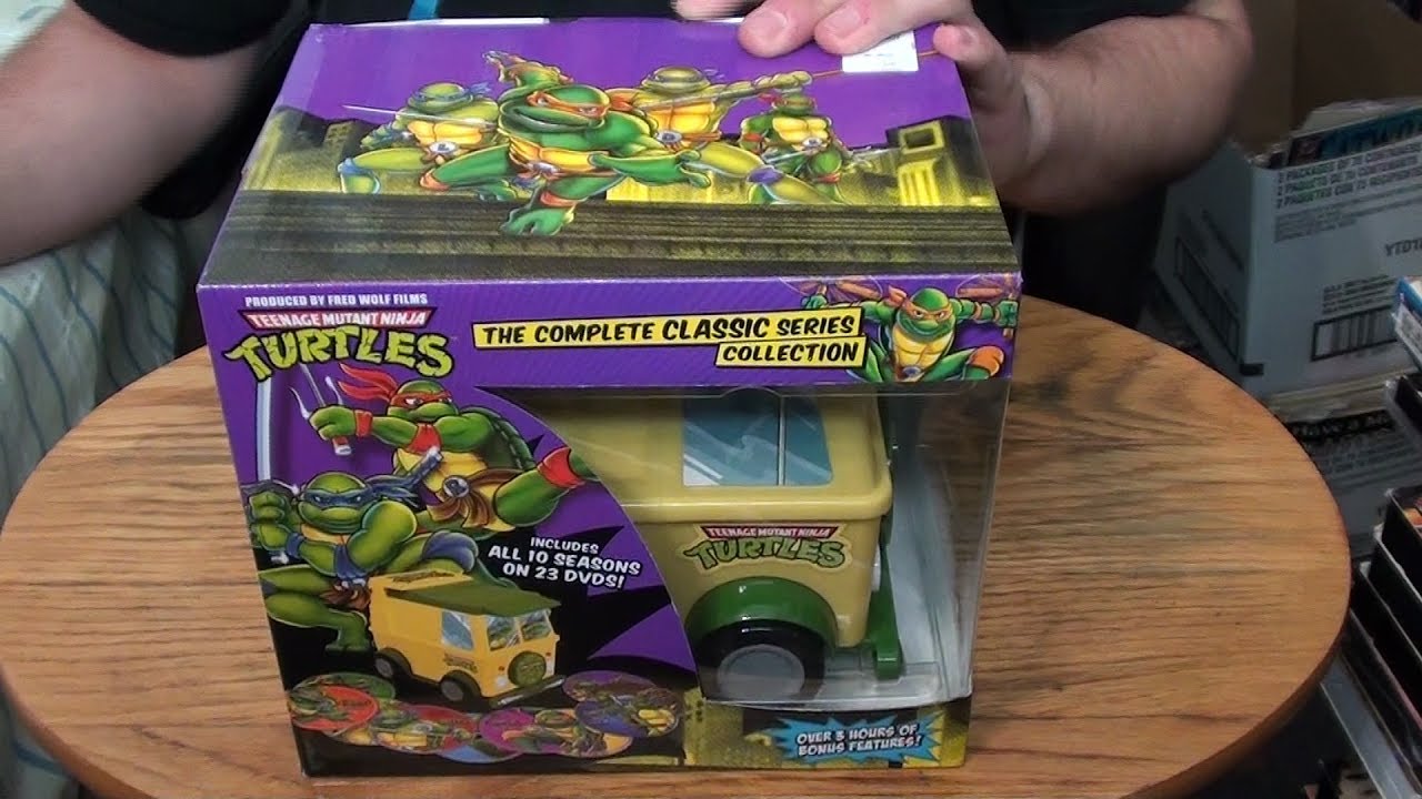 Unboxing The Teenage Mutant Ninja Turtles DVD Box Set