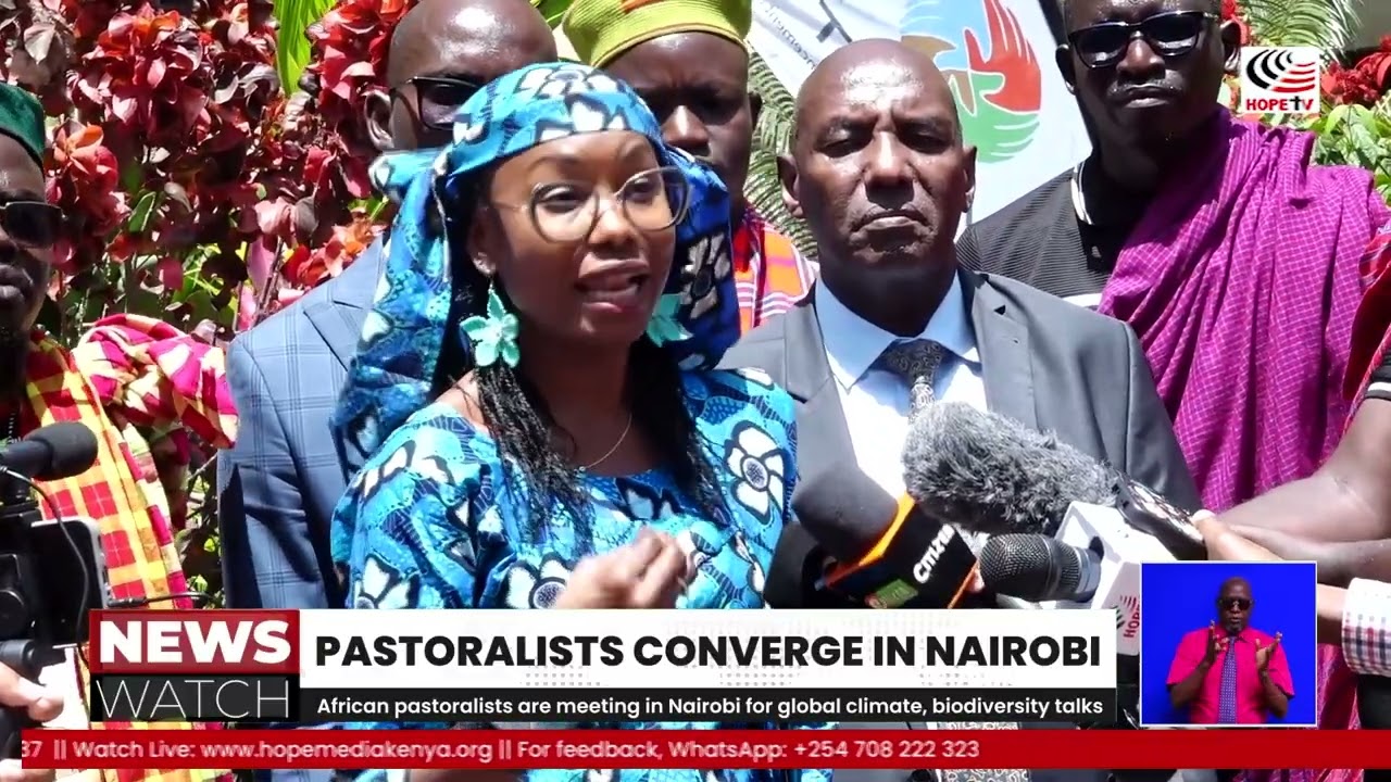 African pastoralists are meeting in Nairobi for global climate, biodiversity talks
