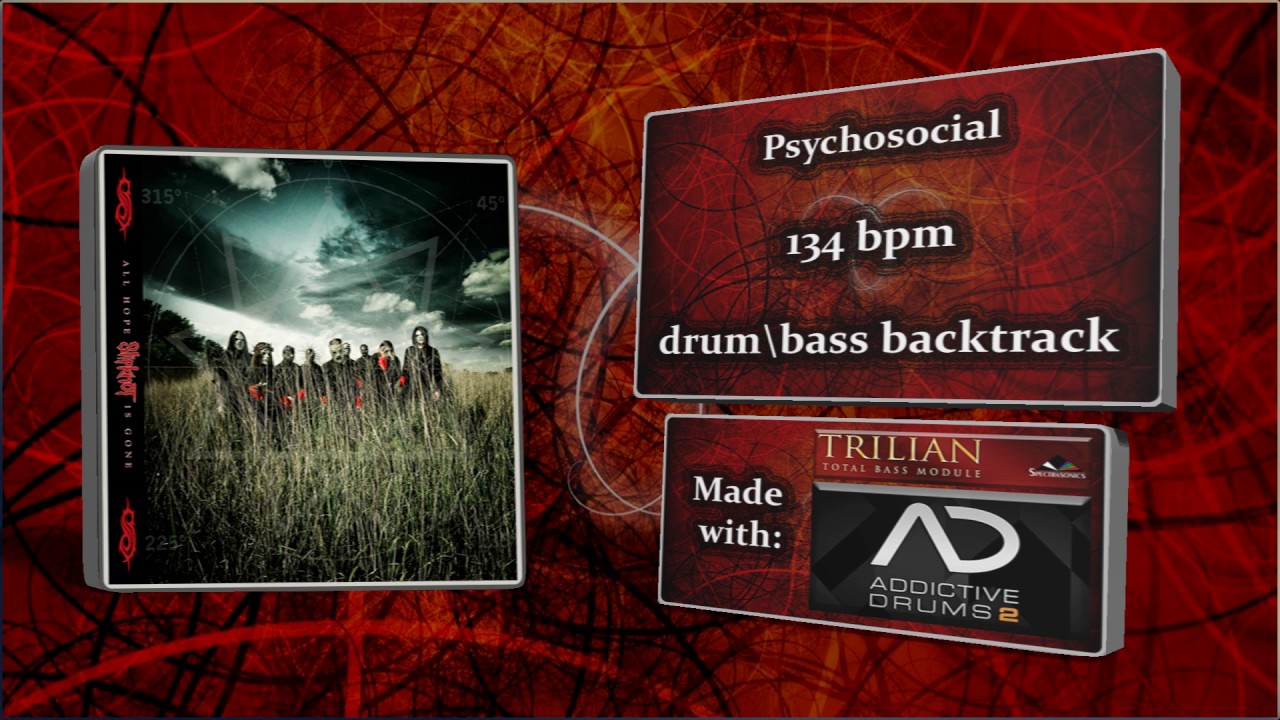 Slipknot - Psychosocial BackTrack(drum\bass)