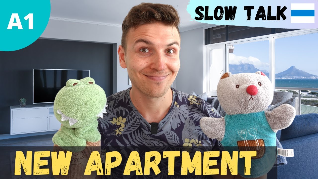 Easy Conversation in Russian | New Apartment | Comprehensible Input | Slow Russian | Level A1