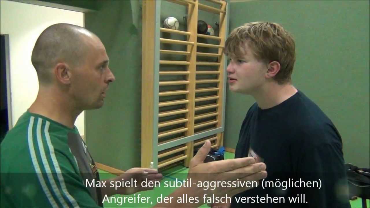 Demonstration des Fences - Wie deeskaliert man eine Konfliktsituation?