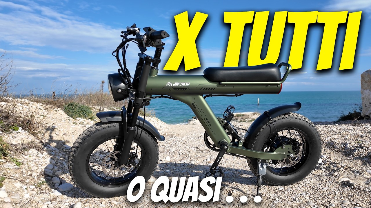 PRIMO TEST Jansno X90 Bici Elettrica per NOI... NON tanto ALTI !