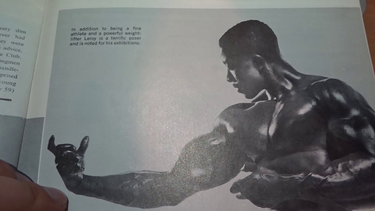Leroy Colbert RARE Arm  Article (All American Athlete 1965 Magazine)