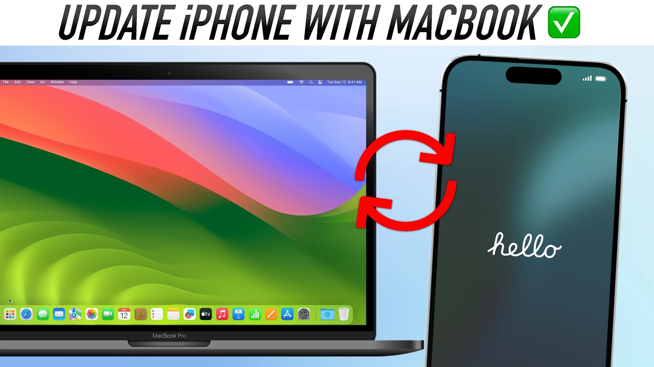 How to Update iPhone on Macbook