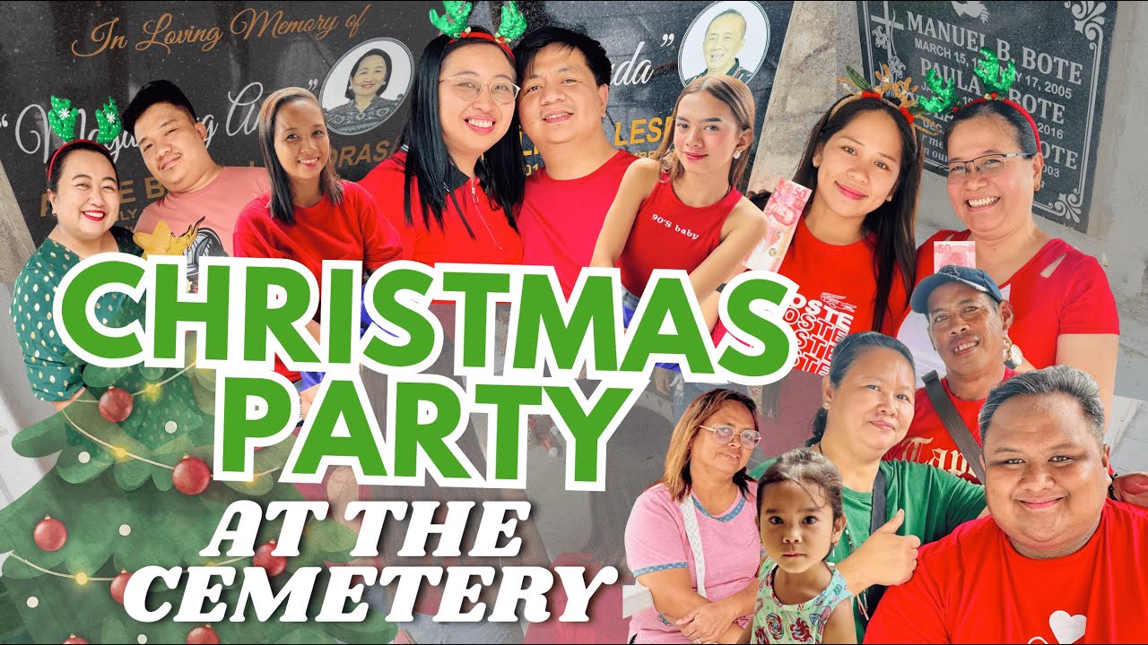 #Pasko2025 | Christmas party at the cemetery!