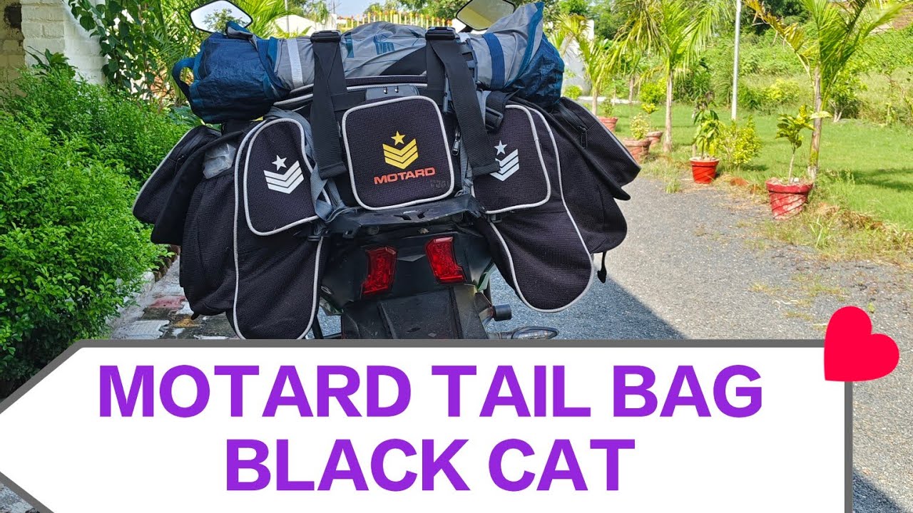 MOTARD TAIL BAG . MODEL NAME BLACK CAT 