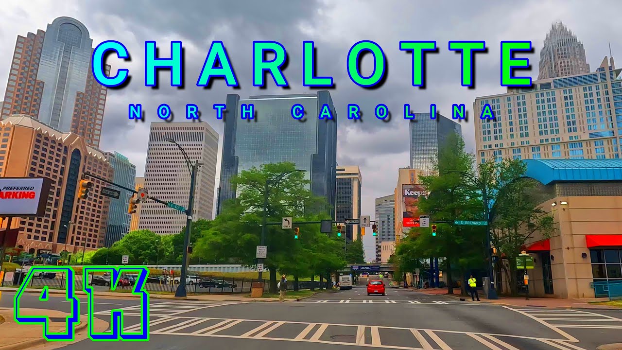 Charlotte Drive Part 2/2, North Carolina USA 4K - UHD