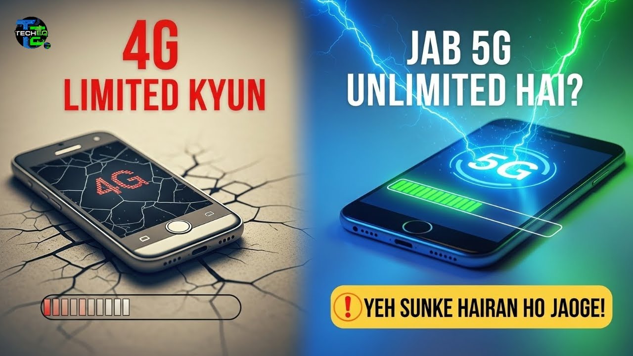 4G Limited ❌ vs 5G Unlimited ✅ | Asli Raaz Kya Hai📱