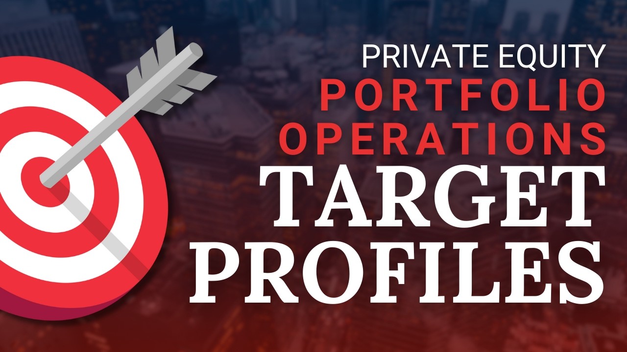 An examination of target profiles for private equity portfolio operations teams