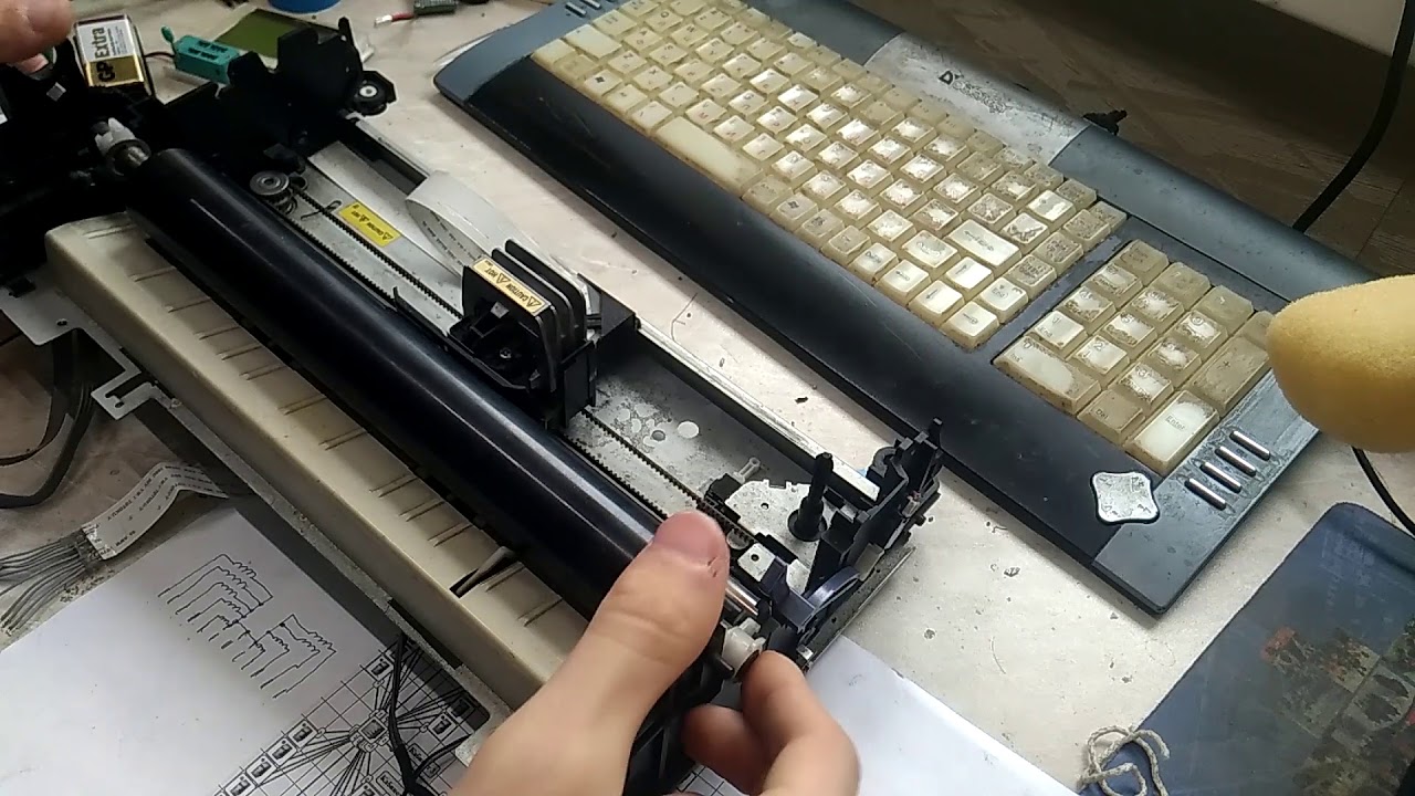 Матричный принтер на Arduino  часть 1 | Dot Matrix Printer for Arduino part 1
