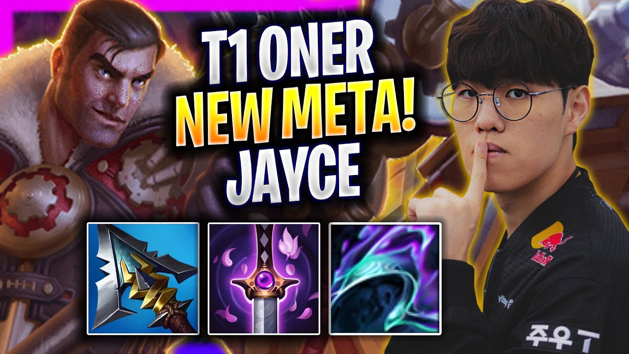 T1 ONER CRAZY NEW META JAYCE JUNGLE! - T1 Oner Plays Jayce JUNGLE vs Brand!
