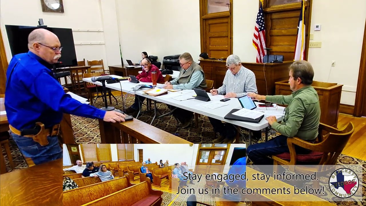 Feb 09th Regular Open Meeting, Commissioners Court Of Kinney County 2026