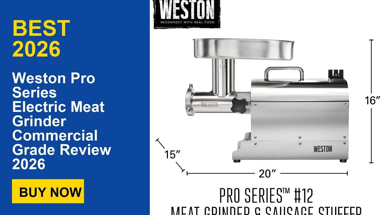 Weston Pro Series Electric Meat Grinder Commercial Grade Review 2026
