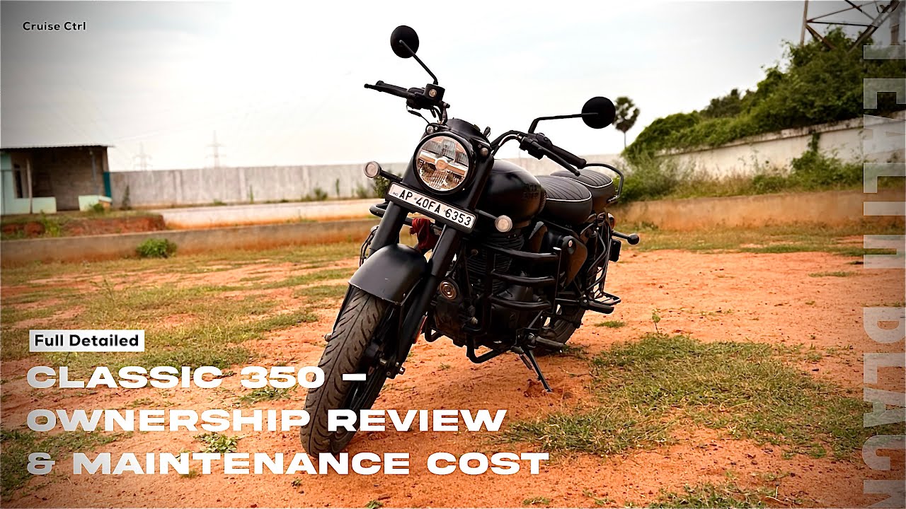 2025 Royal Enfield Classic 350 Dark Stealth Black | Ownership Review & Service Process Cruise Ctrl